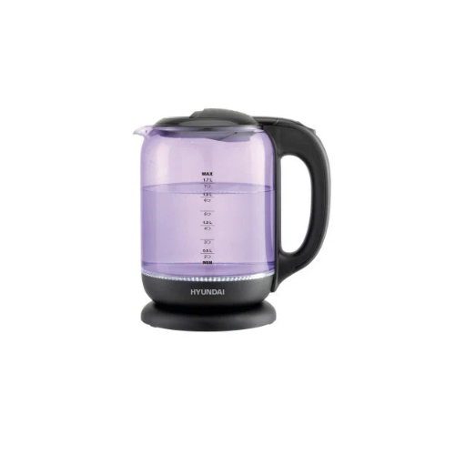 Электрочайник Hyundai HYK-G5809 фиолетовыйчерный 269500₽