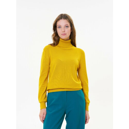 Водолазка VOSQ, размер L, желтый, горчичный