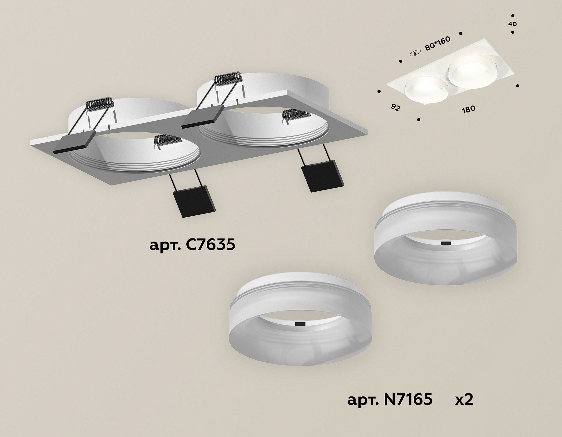 Ambrella Точечный светильник Ambrella XC XC7635044 - фотография № 2