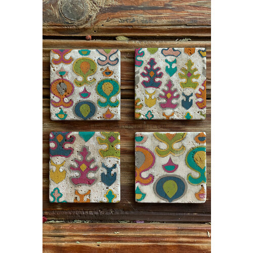 Набор подставок для кружек из натурального камня Oscar Stone