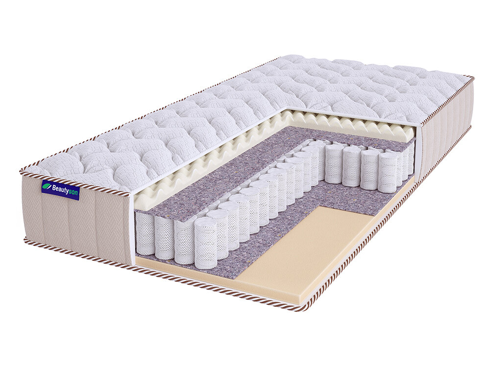 Матрас Beautyson Roll Spring Massage EcoLatex 2 S600 Lux 80х200