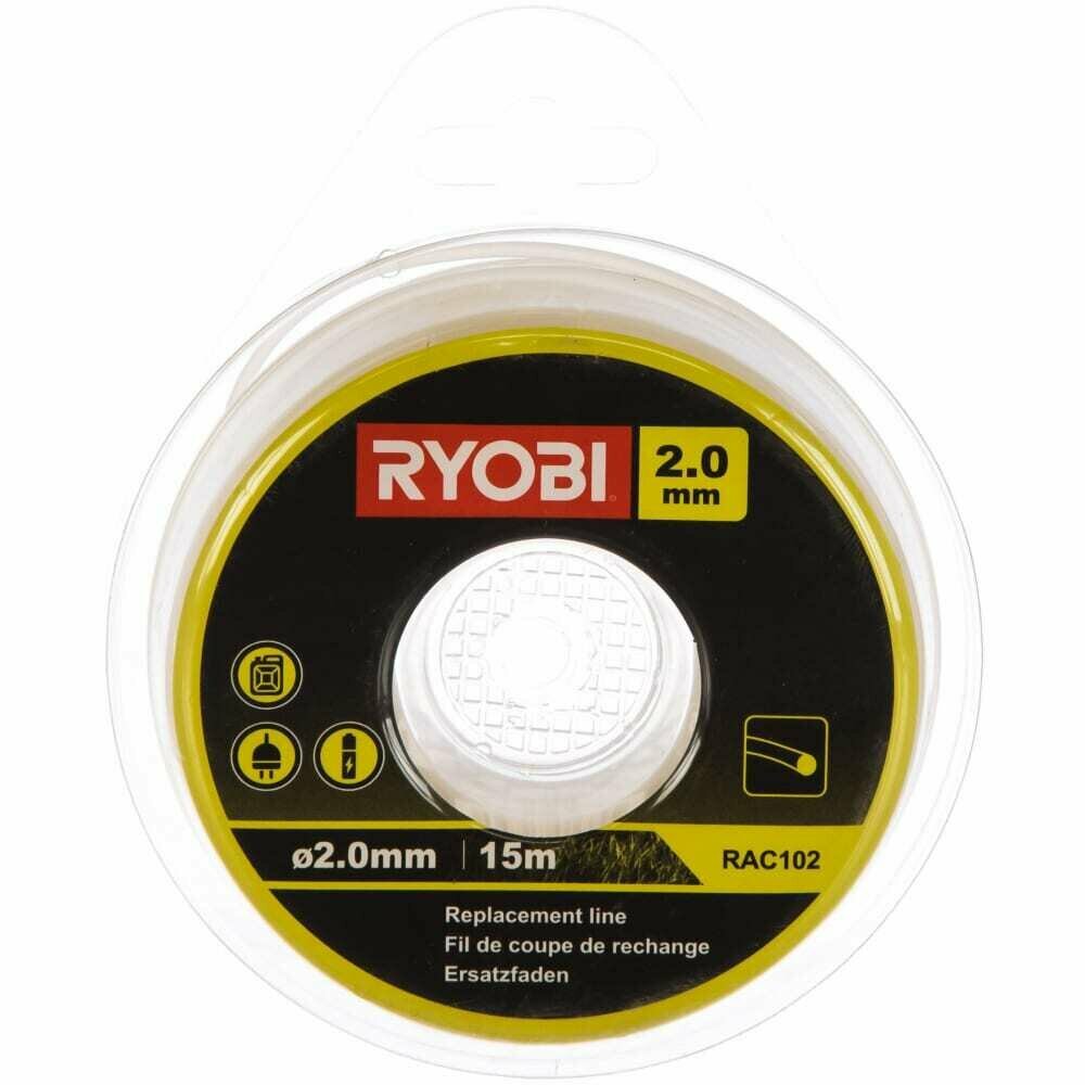 Леска Ryobi rac102 5132002639 (2.0 мм; 15 м; круг)