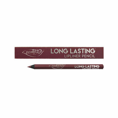 Карандаш для губ Long Lasting 010L винный, 1,1 г, PuroBio Cosmetics (ПуроБио Косметикс)