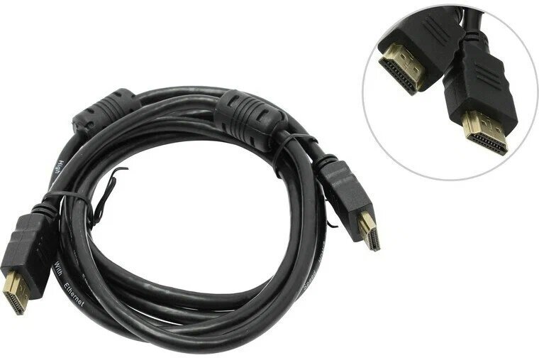 Кабель аудио-видео Telecom, HDMI (m) - HDMI (m) , ver 1.4b, 7.5м, ф/фильтр, черный [cg511d-7.5m] Noname - фото №10