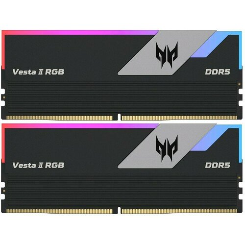 Оперативная память 32Gb DDR5 6000MHz Acer Predator Vesta II RGB Black (2x16Gb KIT) (BL.9BWWR.327)