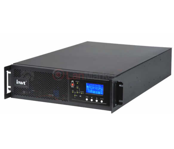 ИБП INVT Rack type online 3кВА, PF = 0.9, Ш*Г*В: 440*480*86мм/ INVT Rack type online UPS 3 kVA