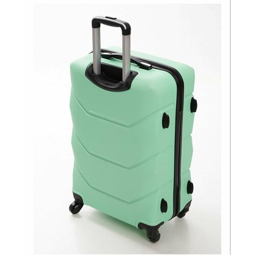 Чемодан Чемоданментолm, 56 л, размер M, бирюзовый чемодан чемоданментолm 37 л размер s бирюзовый