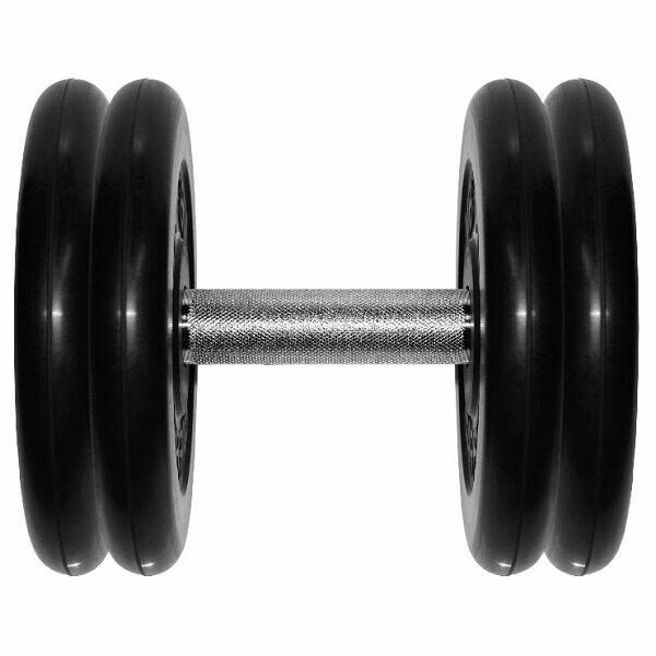 Гантель Barbell 23,5 кг профи Черный