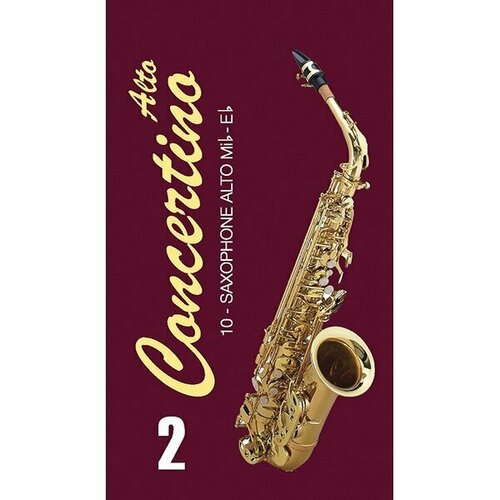 Трости для альт-саксофона FedotovReeds FR17SA02 Concertino трости для саксофона альт maxine размер 2 1 2