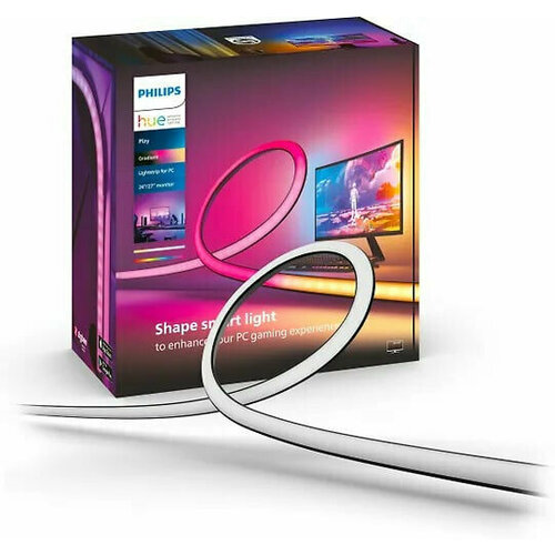 Светодиодная лента Philips Hue LightStrip Gradient for PC для мониторов 24-27 (929003498501)