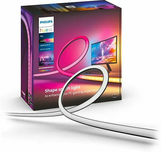 Светодиодная лента Philips Hue LightStrip Gradient for PC для мониторов 24-27 (929003498501)