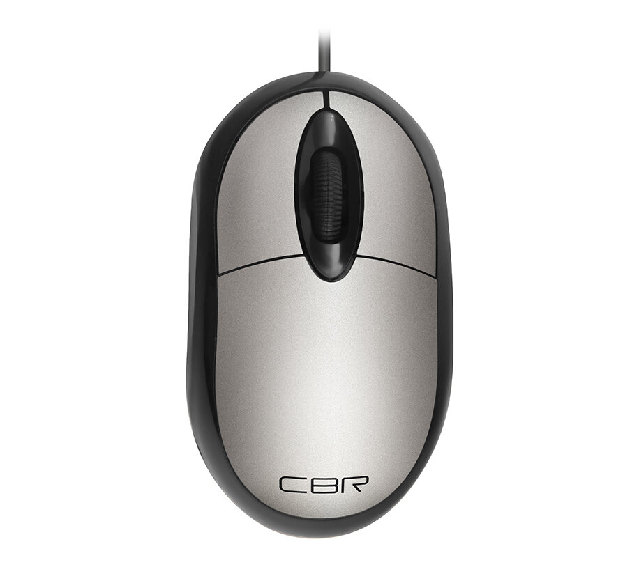 Мышь проводная CBR Optical Mouse CM102 Silver