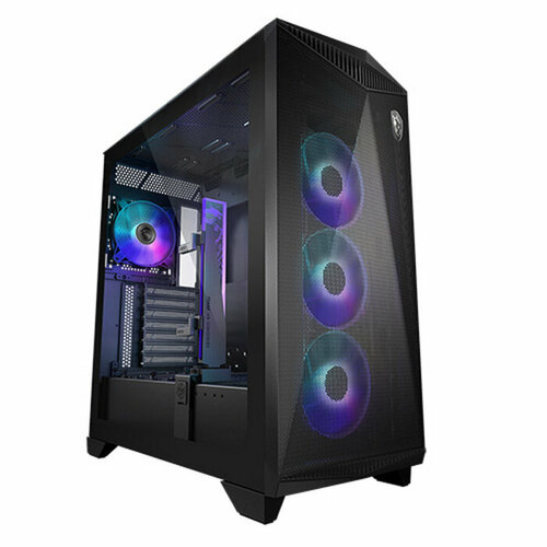 MSI MPG GUNGNIR 300R AIRFLOW Midi Tower, EATX, 2xUSB 3.2 Gen 1, 1xUSB 3.2 Gen2 Type-C, 4x120mm PWM ARGB Fan, ARGB+PWM Control Board, Tempered Glass Window 306-7G21R21-W57 mpg coreliquid k360 v2 3x argb fan argb block color box 862879