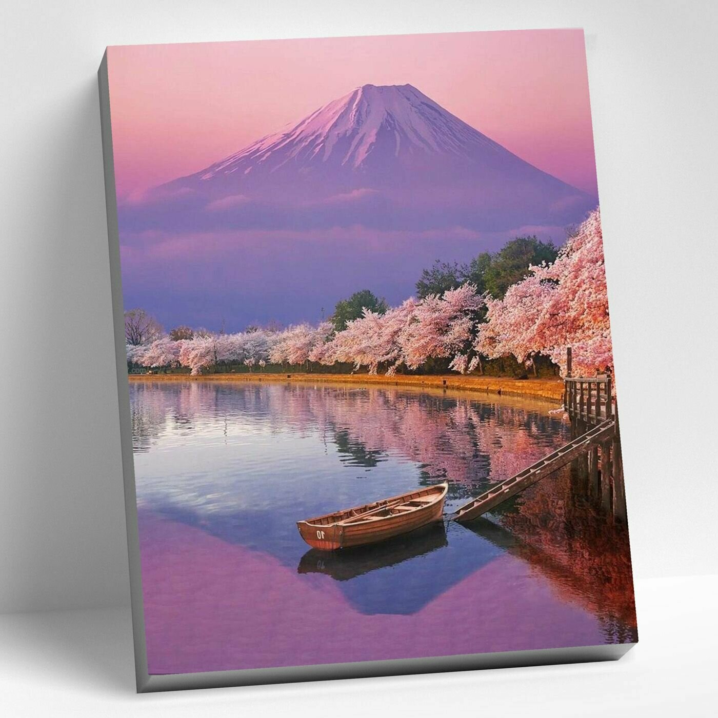 Картина по номерам 40х50 Озеро в Японии