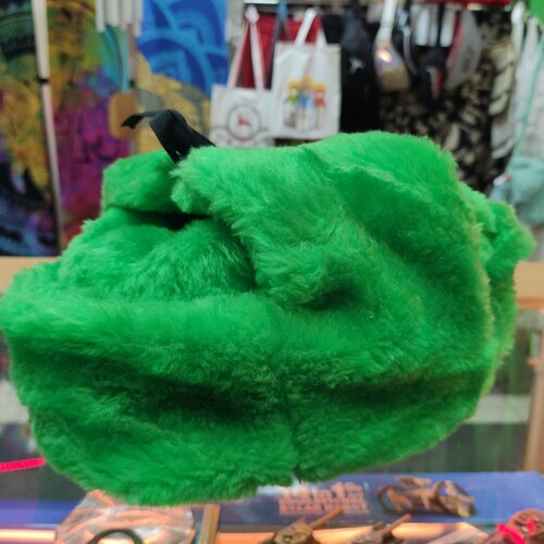 Шапка ушанка , размер 60, зеленый