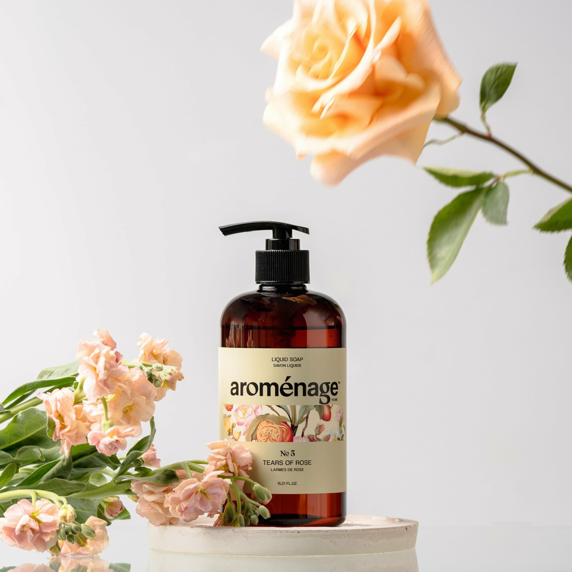 фото Aromenage жидкое мыло Горное озеро Бурже 0,45 л