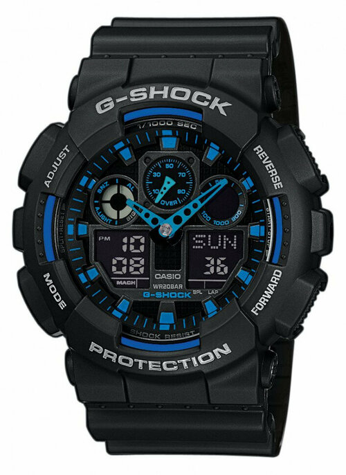 Наручные часы CASIO G-Shock G-Shock GA-100-1A2, черный