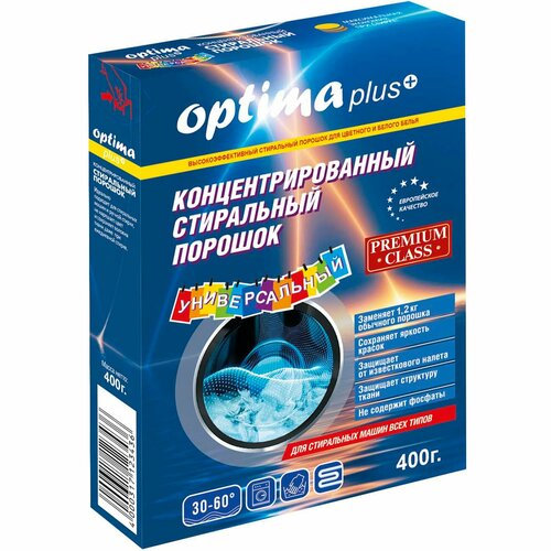 Стиральный порошок Optima Plus Op - 103 400 грамм