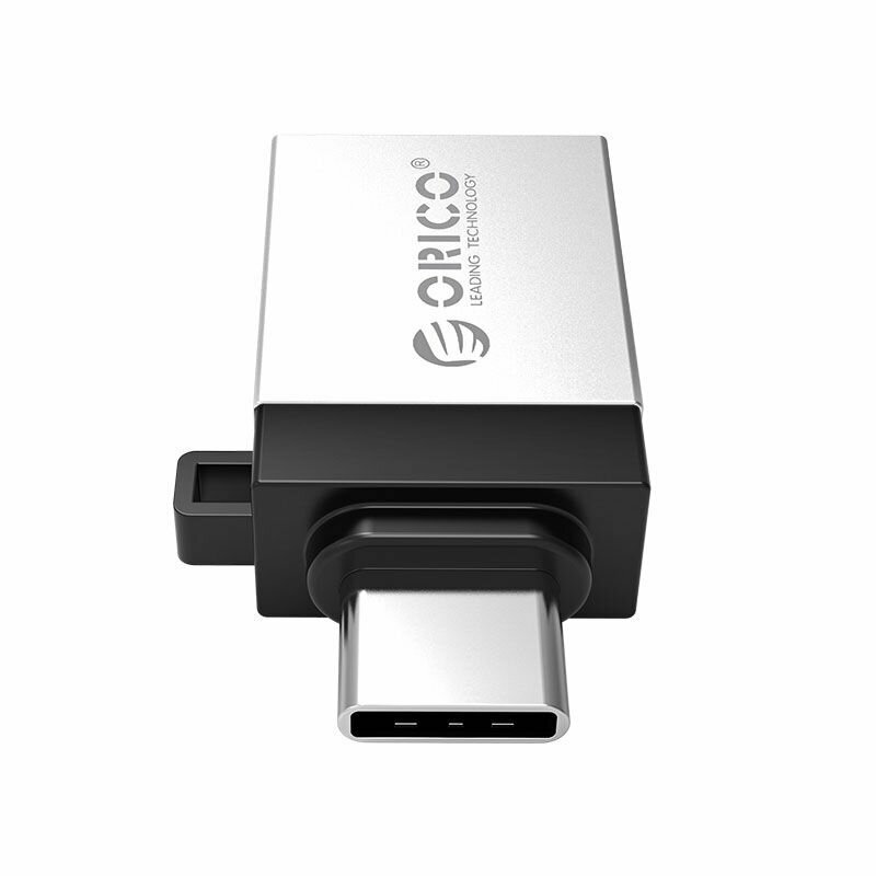 Адаптер Orico Type-A 3.0/USB-C, черный - фото №8