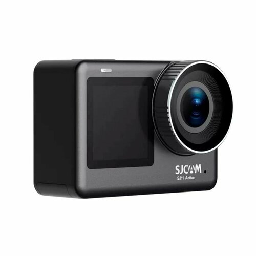 Экшн-камера SJCAM 11 Active экшн камера sjcam sj10 pro dual screen черная с креплением цифровым стабилизатором водонепроницаемая 4k ultra hd на шлем голову грудь велосипед