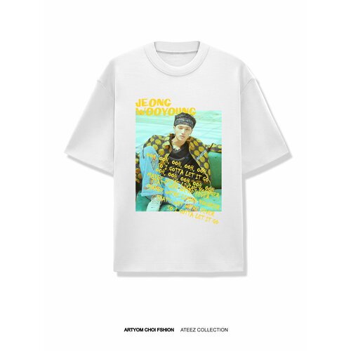 Футболка  , размер M, белый