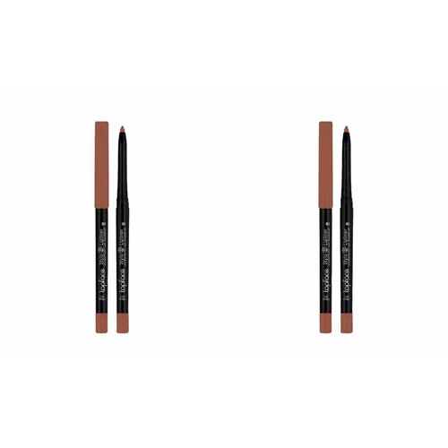 Topface Карандаш для губ водостойкий Stylo Lipliner, автоматический, тон 004, 1.1г, 2 шт.