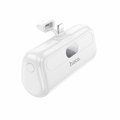 Аккумулятор внешний HOCO J116 Cool charging 5000mAh разъём 8 pin цвет белый 92700₽