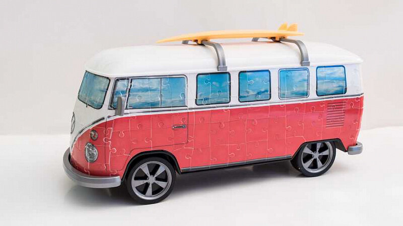 3D Пазл VW Bus T1, 162 эл. 12516 Ravensburger - фото №18