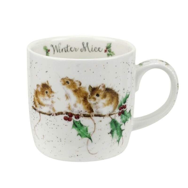 Кружка Royal Worcester, "Winter Mice" 310 мл