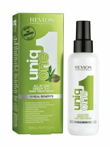 UNIQ ONE HAIR GREEN TEA Универсальный уход за волосами с ароматом зеленого чая 150мл