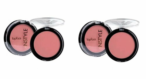 Topface Румяна компактные Instyle Blush On, тон 04 кашемировый, 2 шт