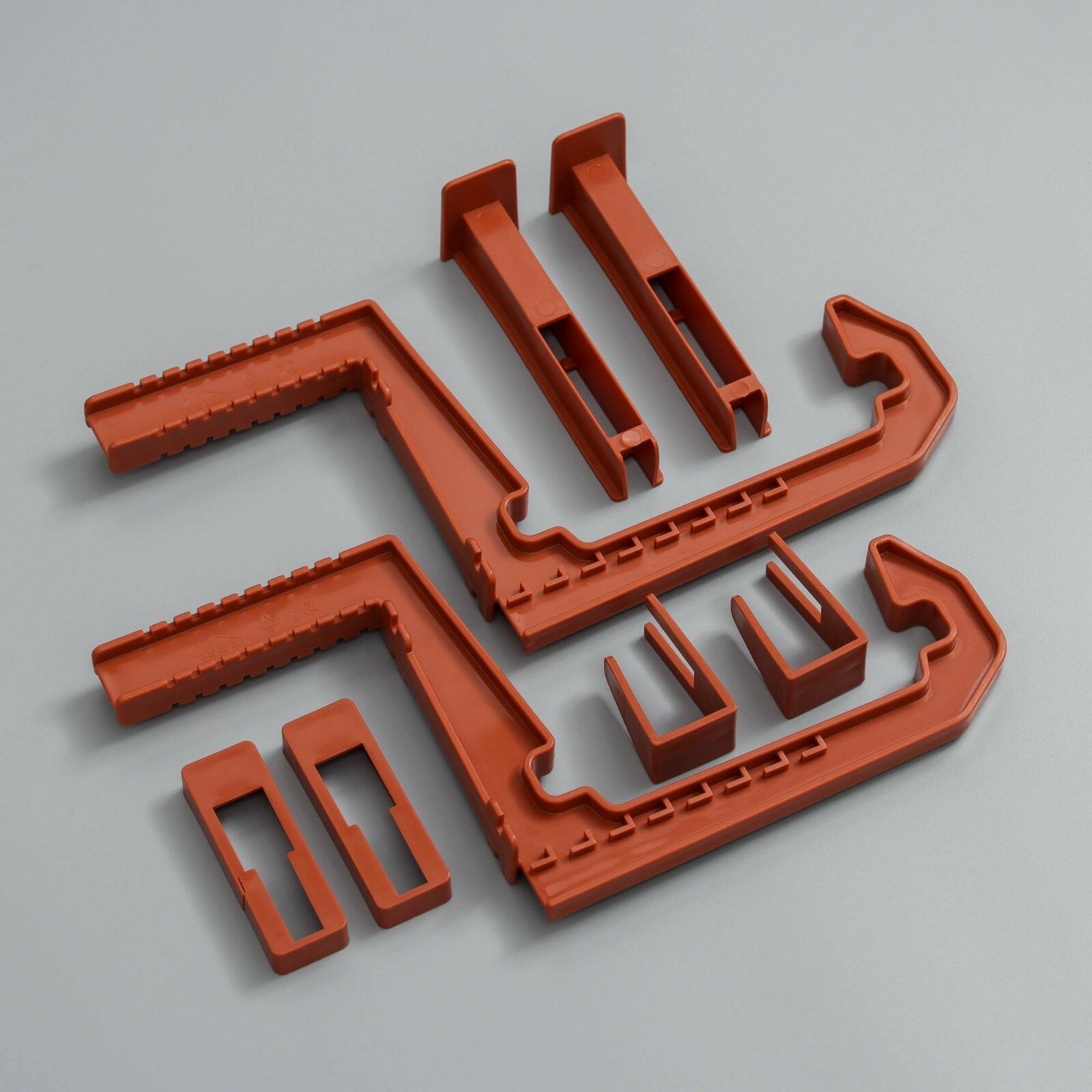 Крепление для балконных ящиков универсальное, 2 шт, терракотовый