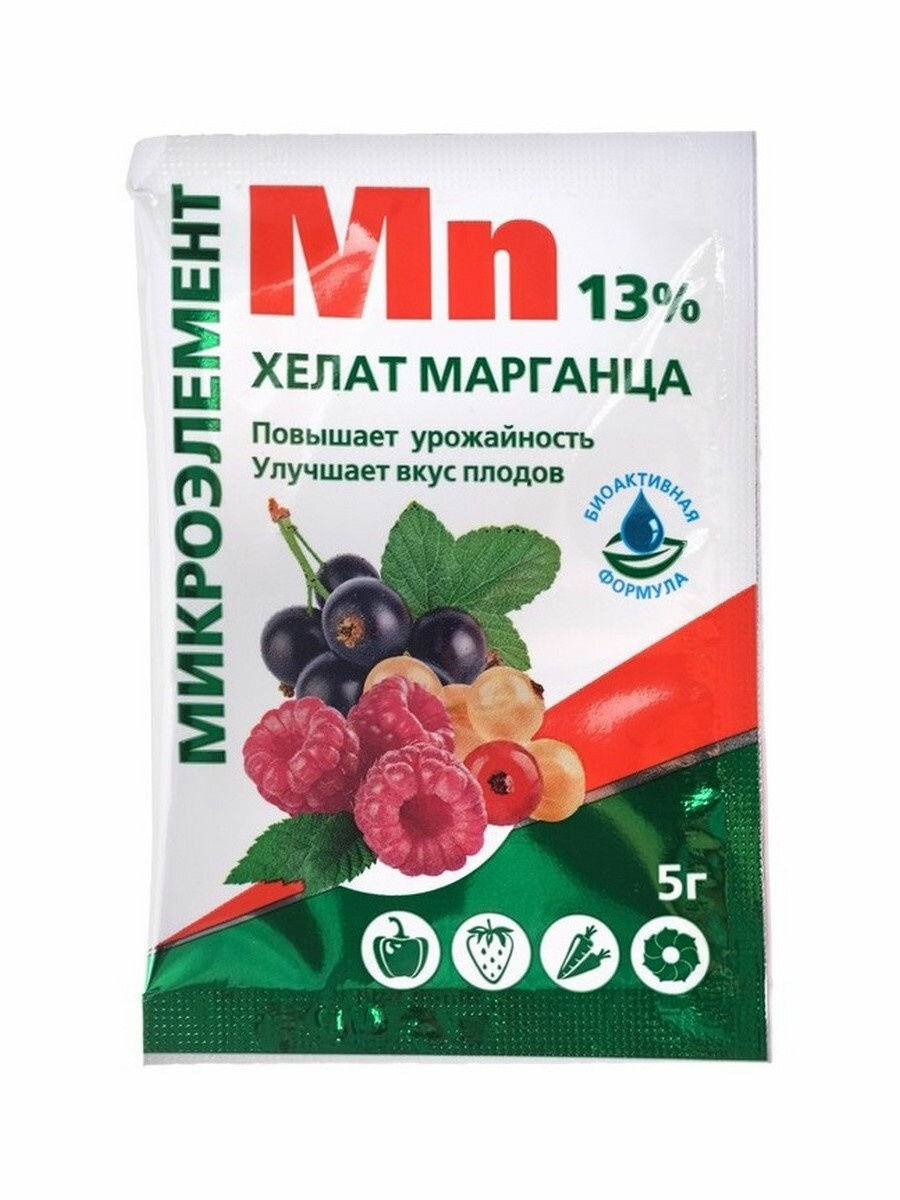 Удобрение минеральное 5гр Хелат марганца