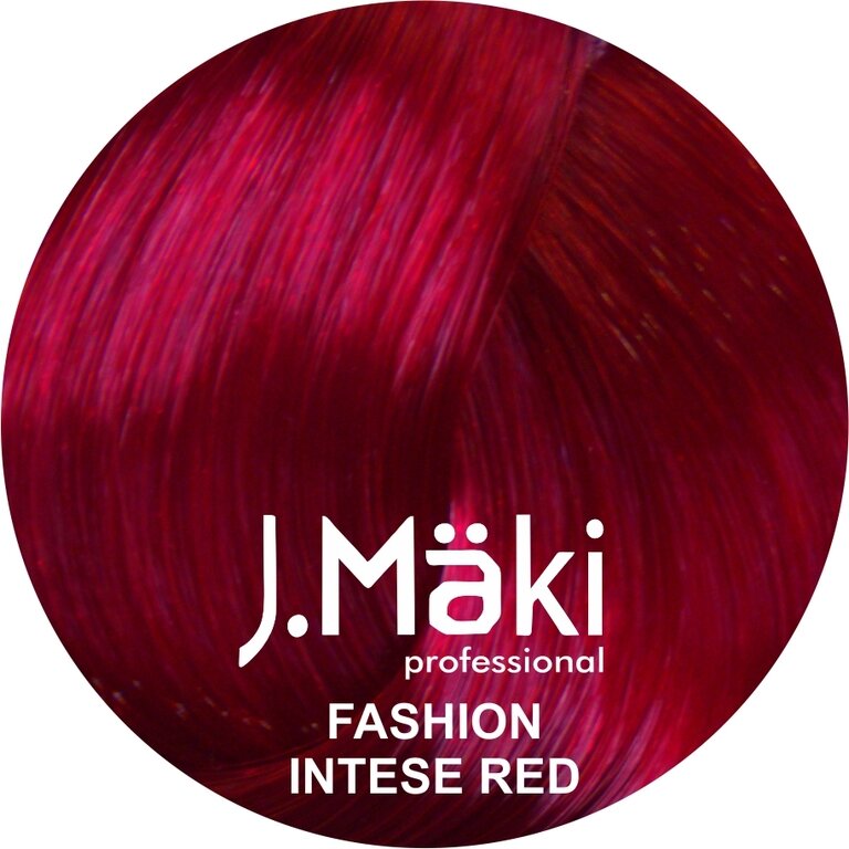 J.Maki Стойкий краситель для волос, fashion intense red