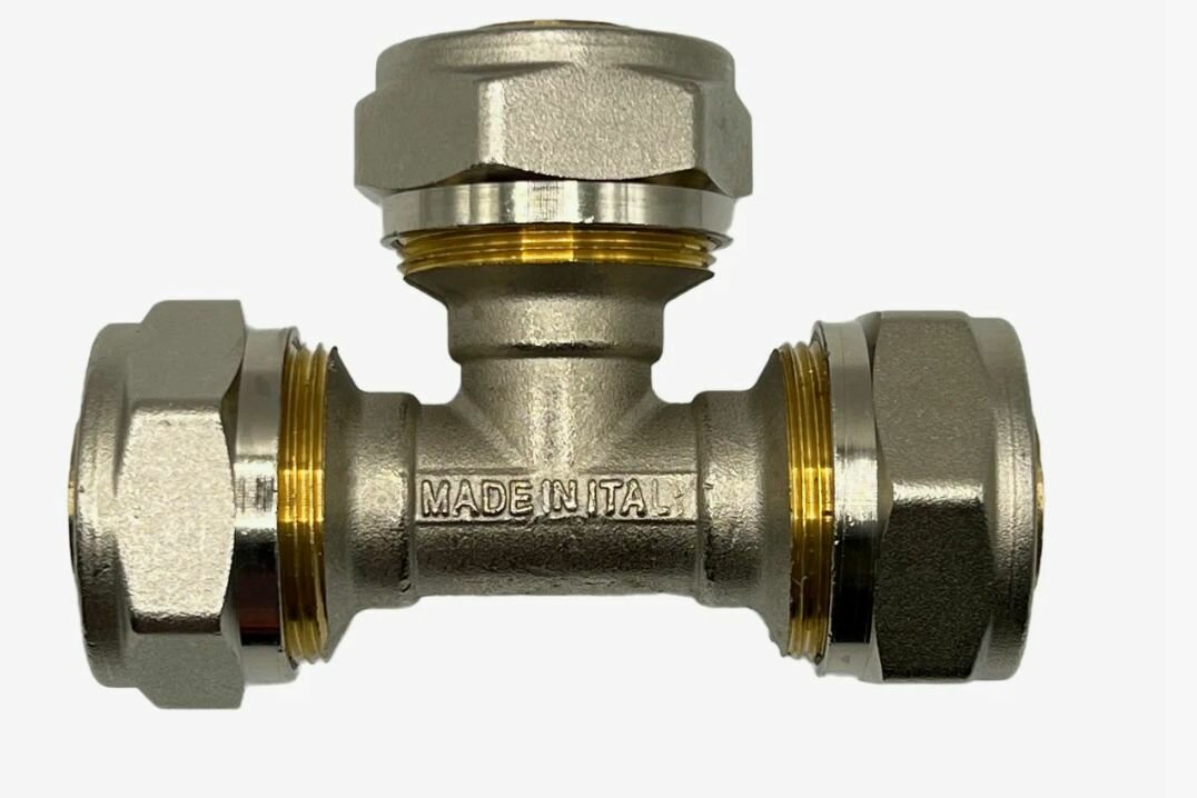 Тройник обжимной 16*16*16, — фото 1