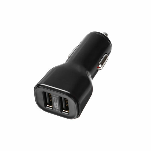 Olmio Зарядное устройство автомобильное Olmio, 2 USB, 2,4 А черный