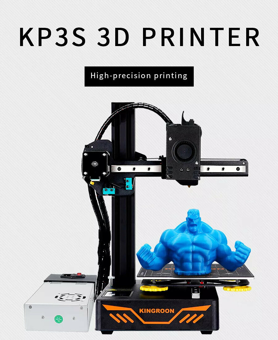 KINGROON KP3S 3D-принтер высокая точность печати DIY FDM