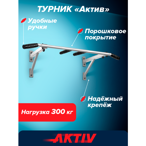 Турник настенный Aktiv белый разборный с узким хватом Aktiv