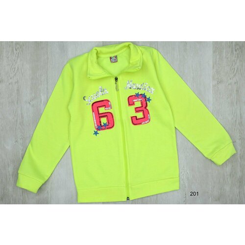 фото Толстовка basak, размер 146, желтый