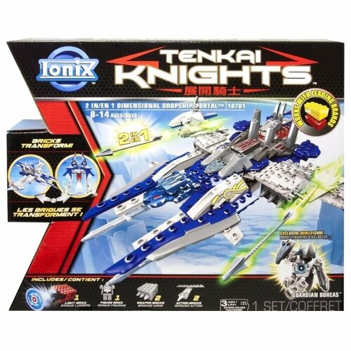 Конструктор Ionix Tenkai Knights 10701 Десантный корабль 2 в 1, 194 дет. knights