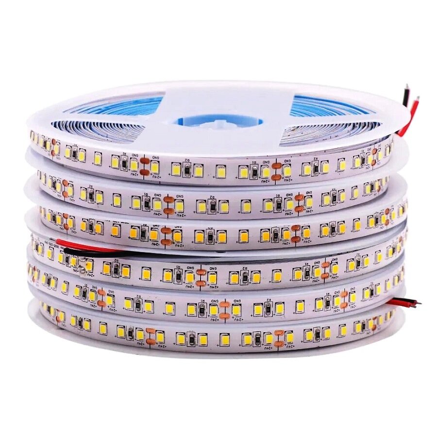 фото 12V 2835 CW 120 светод. на м 15W IP-33 Натуральный Белый 4000K-4500K 1 метр