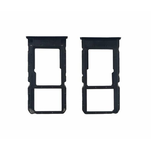 Sim лоток для OnePlus Nord N10 5G тёмно-серый (Midnight Ice)