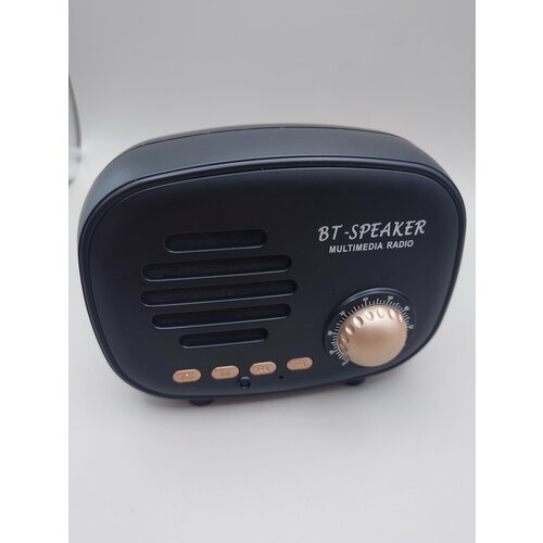 Портативная колонка Q-108 MINI беспроводная акустика с Bluetooth FM 10Вт Чёрная 72400₽