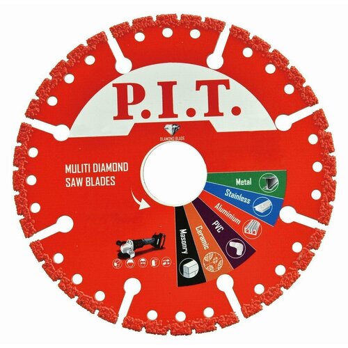 Диск алмазный сегментный по металлу PIT 1775₽