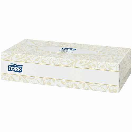 Салфетки бумажные для лица Tork Premium(F1), 2-слойные, 20,8*20см, белые, ультрамягкие, 100шт, 2 штуки салфетки для лица tork premium 100 шт