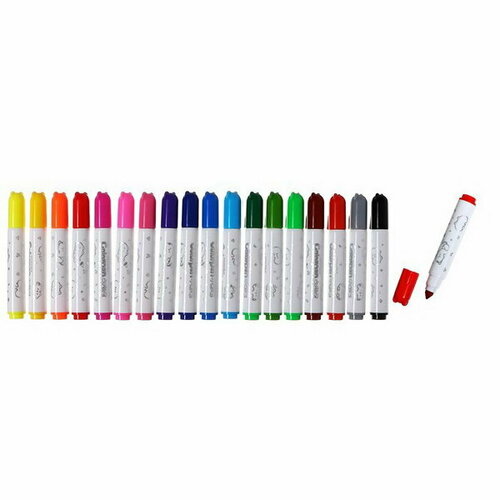 Фломастеры 18 цветов в пластиковом тубусе с ручкой Мишка шпилька системы выпуска m8x25 din939 8 8 985822 fa1 985 822