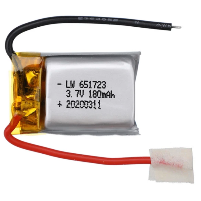 Аккумулятор (батарея) 651723 180mah 37v (23х17х65 мм)