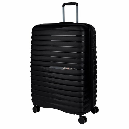 Чемодан Eberhart, 100 л, черный чемодан eberhart 105 л размер l коричневый