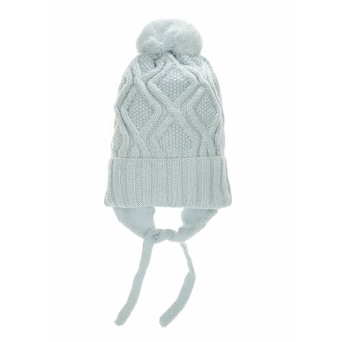 фото Шапка дмитровский трикотаж, размер 48/50, голубой