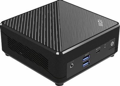 Неттоп MSI Cubi N ADL-018RU, Intel N200, DDR4 4ГБ, 128ГБ(SSD), Intel UHD Graphics, Windows 11 Professional, черный 9S6-B0A911-058